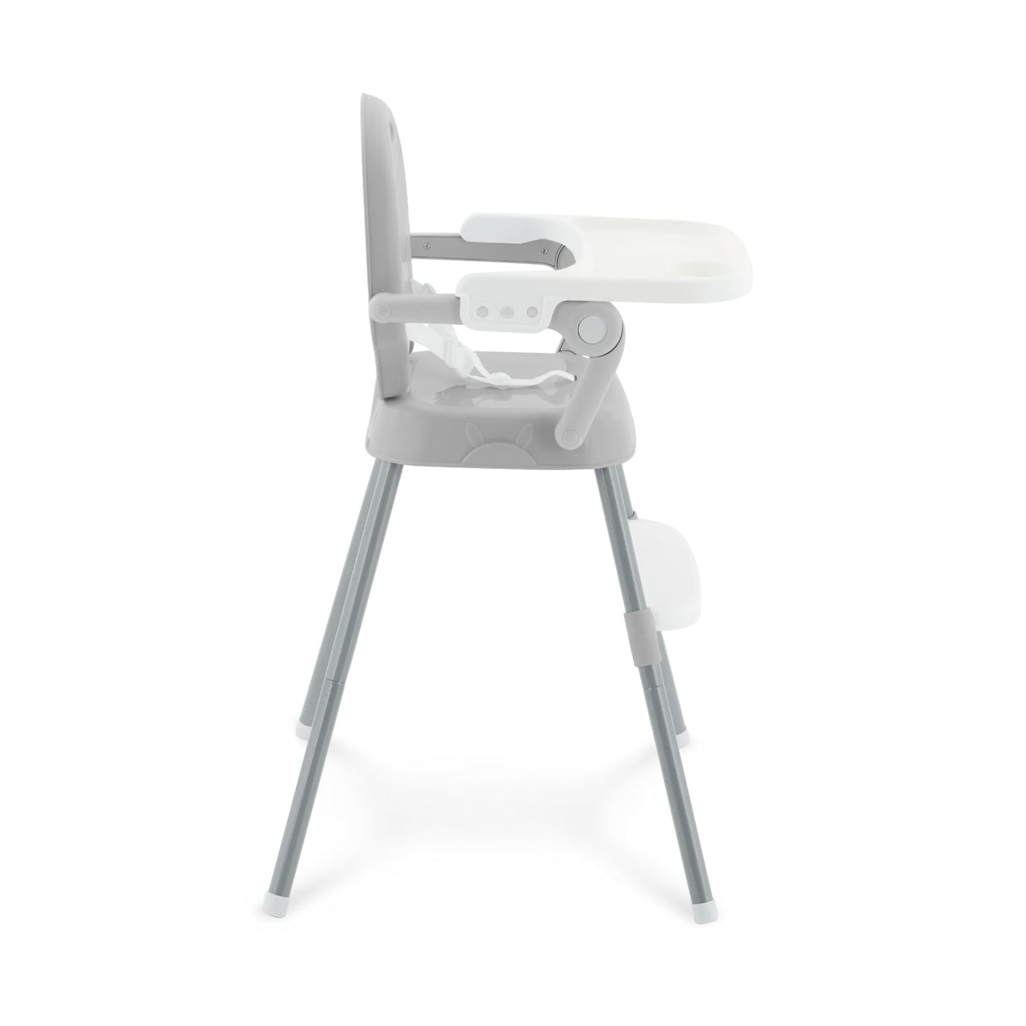 KikkaBoo SPOONY Trona Bebé 3 en 1 Evolutiva, Plegable, con Bandeja Extraíble, hasta 36 Meses, Gris