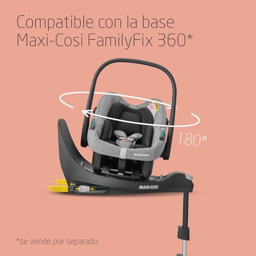 Maxi-Cosi Zelia S Trio Cochecito 3 en 1, Plegable y Compacto, con Silla de Coche CabrioFix S i-Size, de 0 a 4 Años, Gris