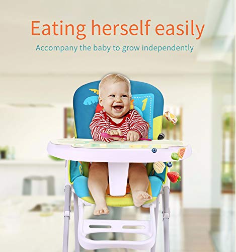 Star Ibaby Pretty Trona para Bebé con Juguetes, Doble Bandeja y Reposapiés Ajustable