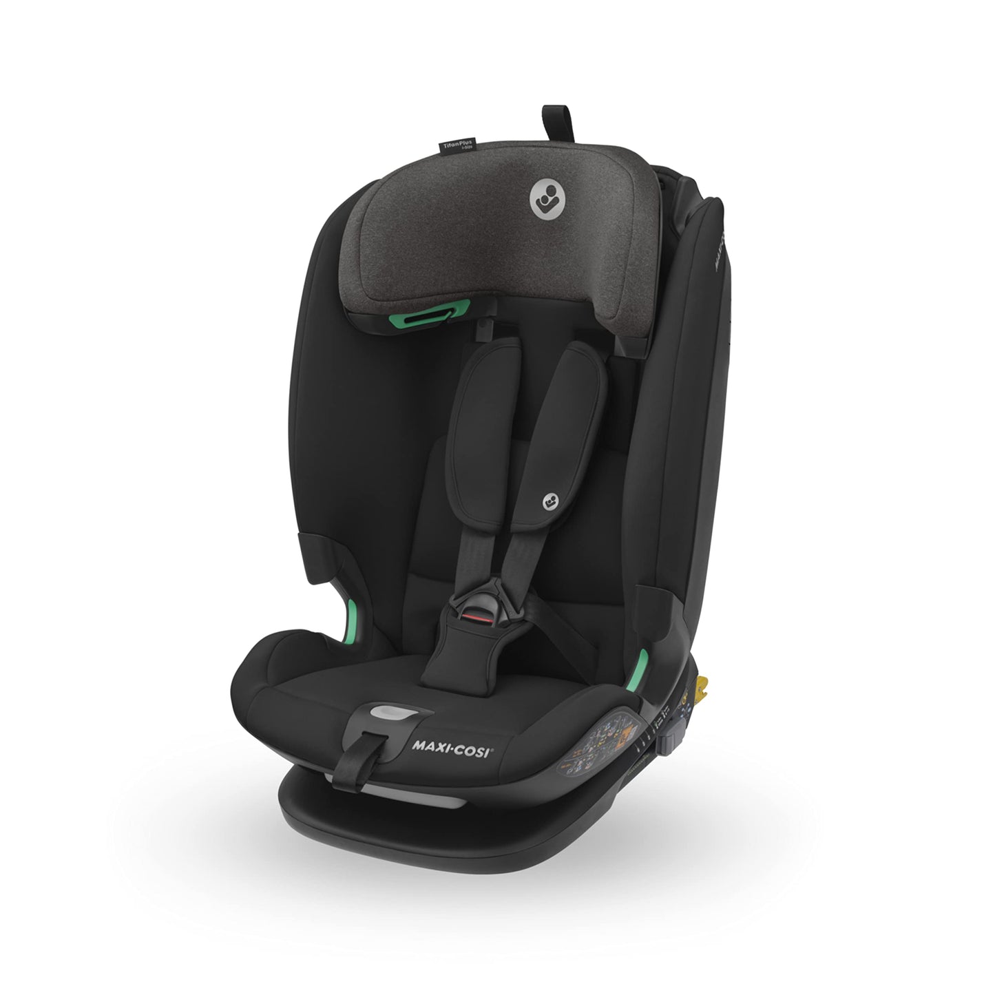 Maxi-Cosi Titan Plus i-Size Silla de Coche Multiedad, con Protección G-CELL y 4 Reclinaciones, de 15 Meses a 12 Años (76-150 cm), Negro