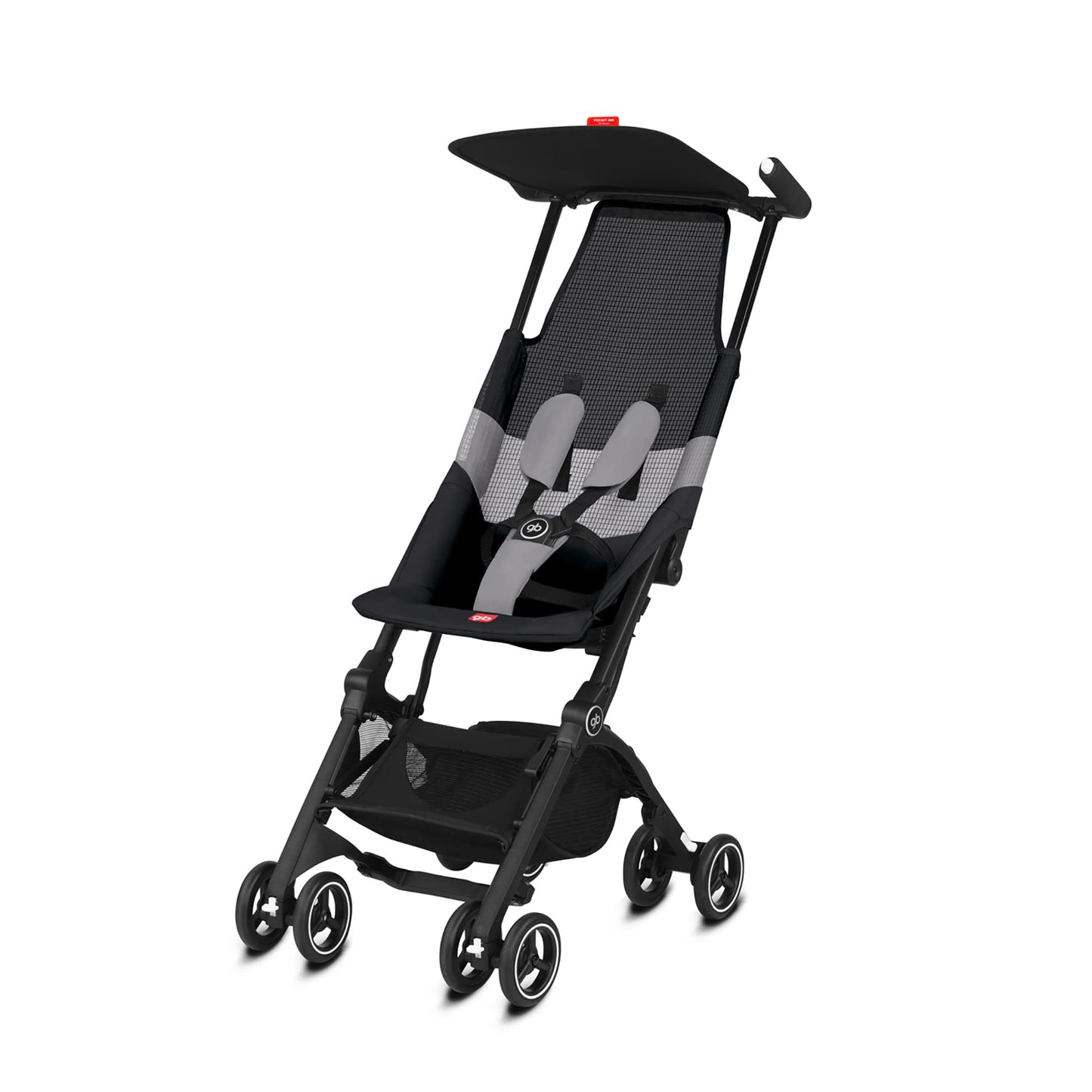 Gb Gold Pockit Air All-Terrain PU1 Sillita de Paseo, Velvet Black (2019), 1 Unidad (Paquete de 1)