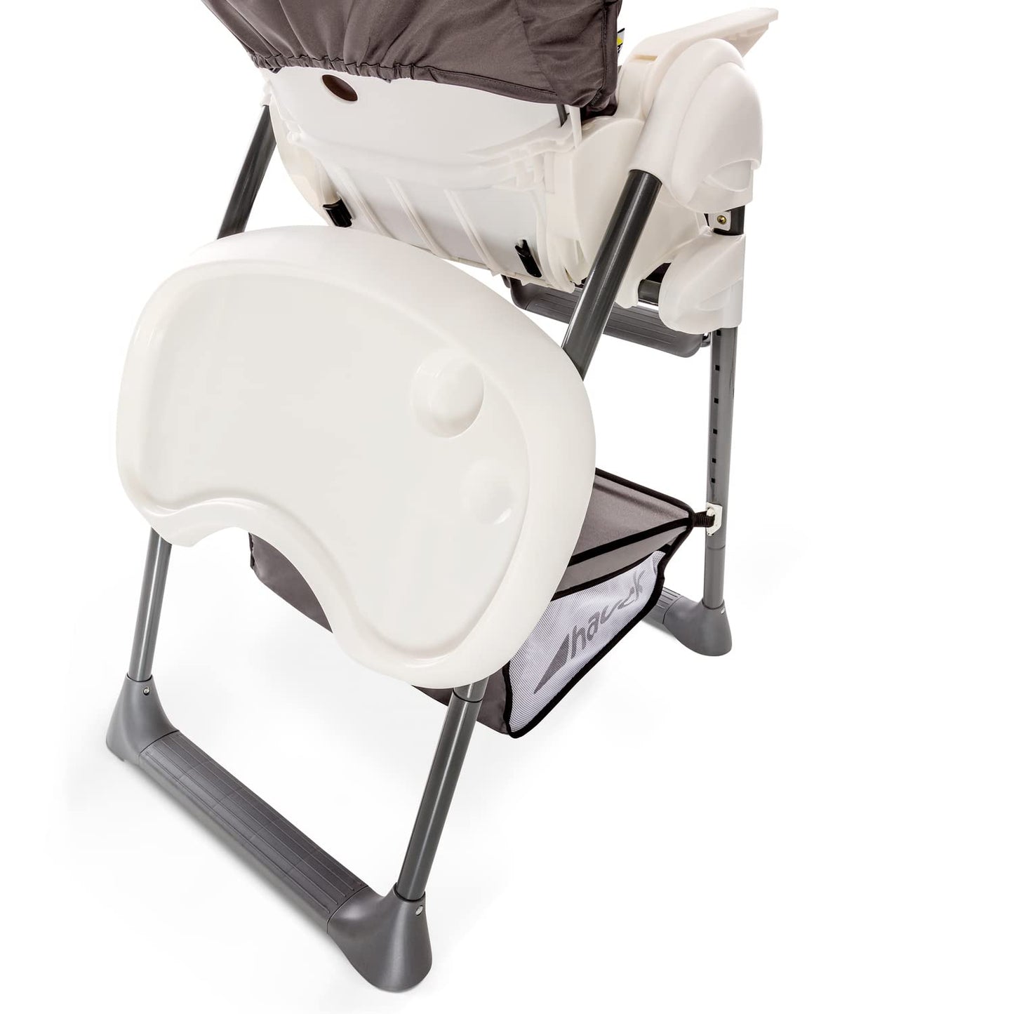hauck Sit N Relax Trona Bebé Evolutiva con Hamaca Alta, desde 0 Meses, Plegable, Altura Regulable, Panda/Grey