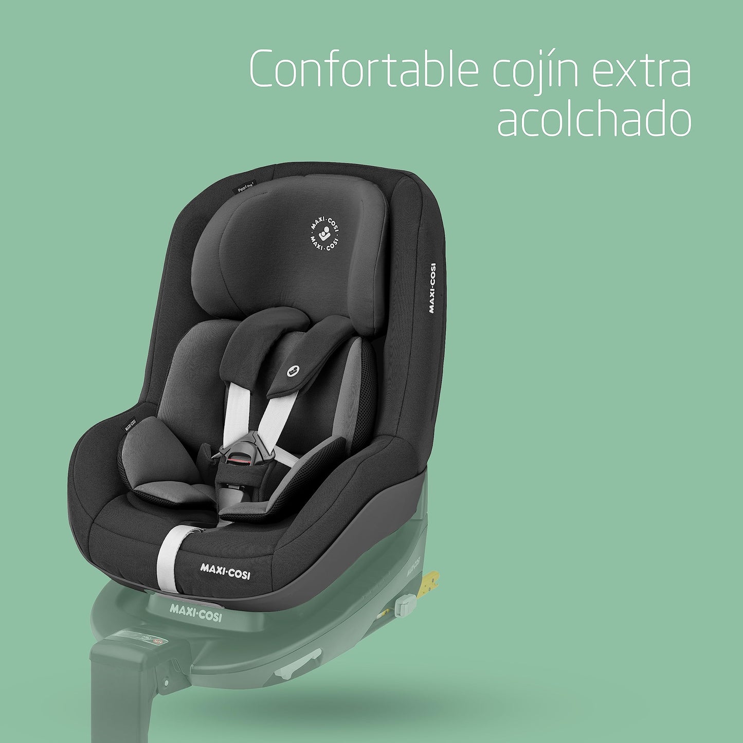 Maxi-Cosi Pearl Pro² Silla de Coche i-Size, con ISOFIX, de 6 Meses a 4 Años (67 a 105 cm), Negro