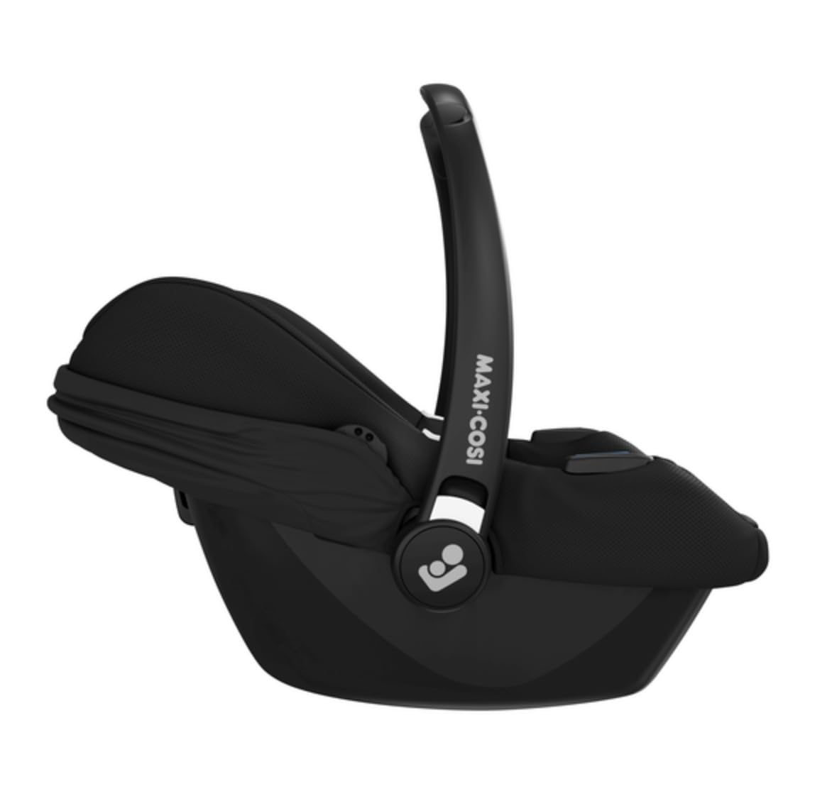 Maxi-Cosi CabrioFix i-Size Silla de Coche para Bebé Grupo 0+ (0-12 kg), de 40 a 75 cm, Essential Black