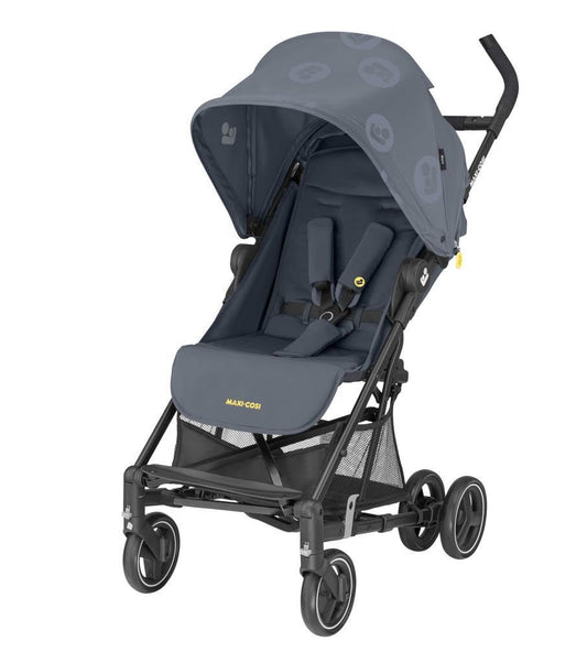 Maxi-Cosi Mara Silla de paseo ligera y compacta, reclinable hasta la posición de dormir, asiento espacioso y cómodo, plegable con una sola mano, cochecito de 0 meses a 22 kg, color Graphite