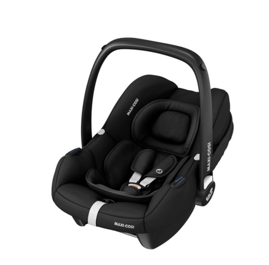 Maxi-Cosi CabrioFix i-Size Silla de Coche para Bebé Grupo 0+ (0-12 kg), de 40 a 75 cm, Essential Black