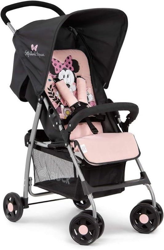 hauck Sport Silla de Paseo Ligera Disney Minnie Mouse, Reclinable desde Nacimiento (hasta 15 kg), Plegable, Rosa