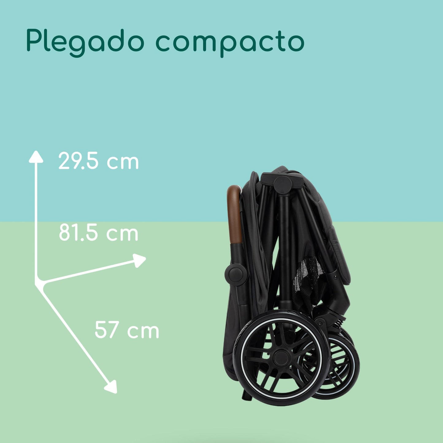 Bebeconfort Indra, Silla paseo bebe, 0-4 años (22 kg), Silla paseo plegable rápido y automático, Suspensión integrada, Posición de reclinación total, Compatible con silla de coche, Mineral Graphite