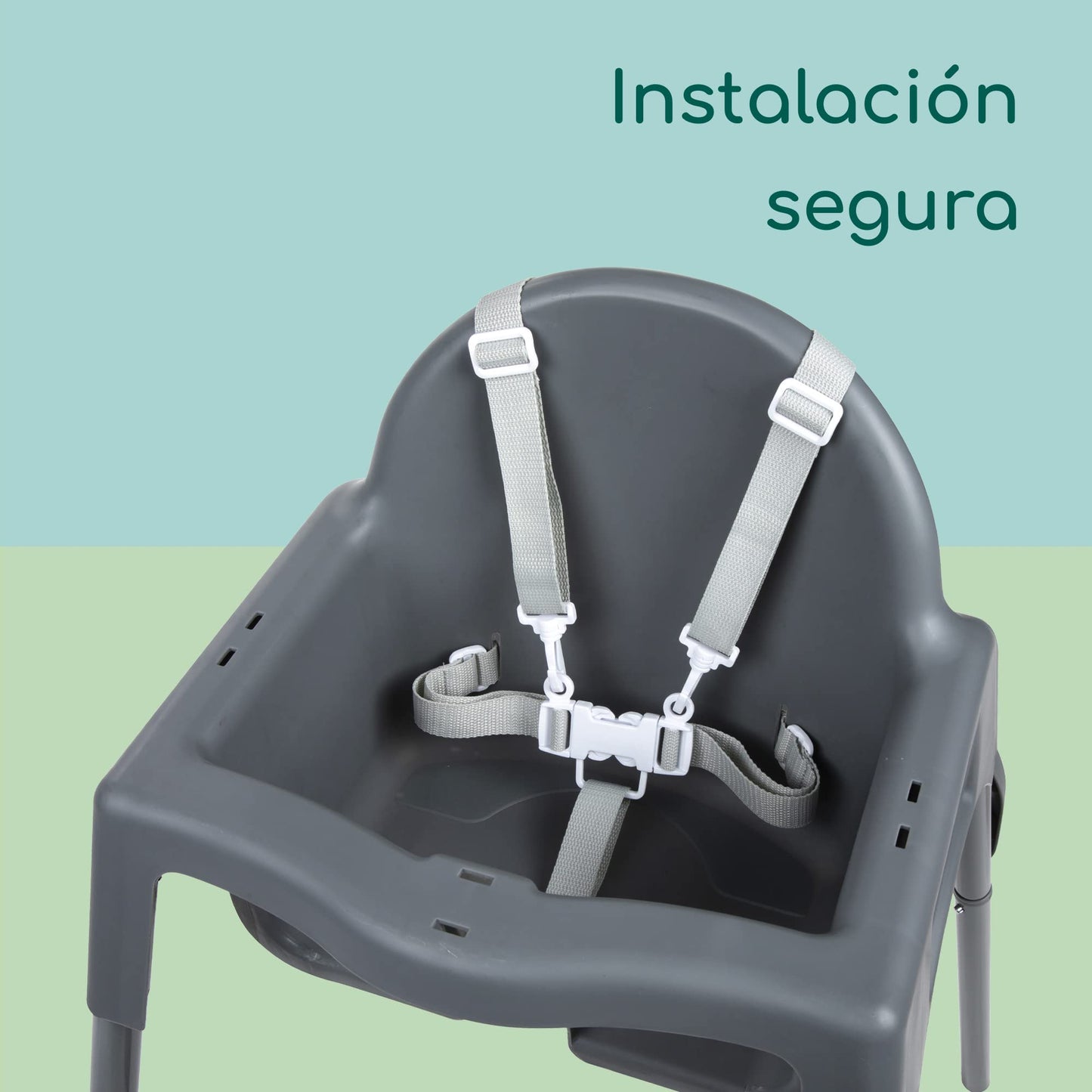 Bebeconfort Meely Trona 2 en 1 Convertible en Silla, Ligera (3,3 kg), con Arnés de 5 Puntos, Dark Grey