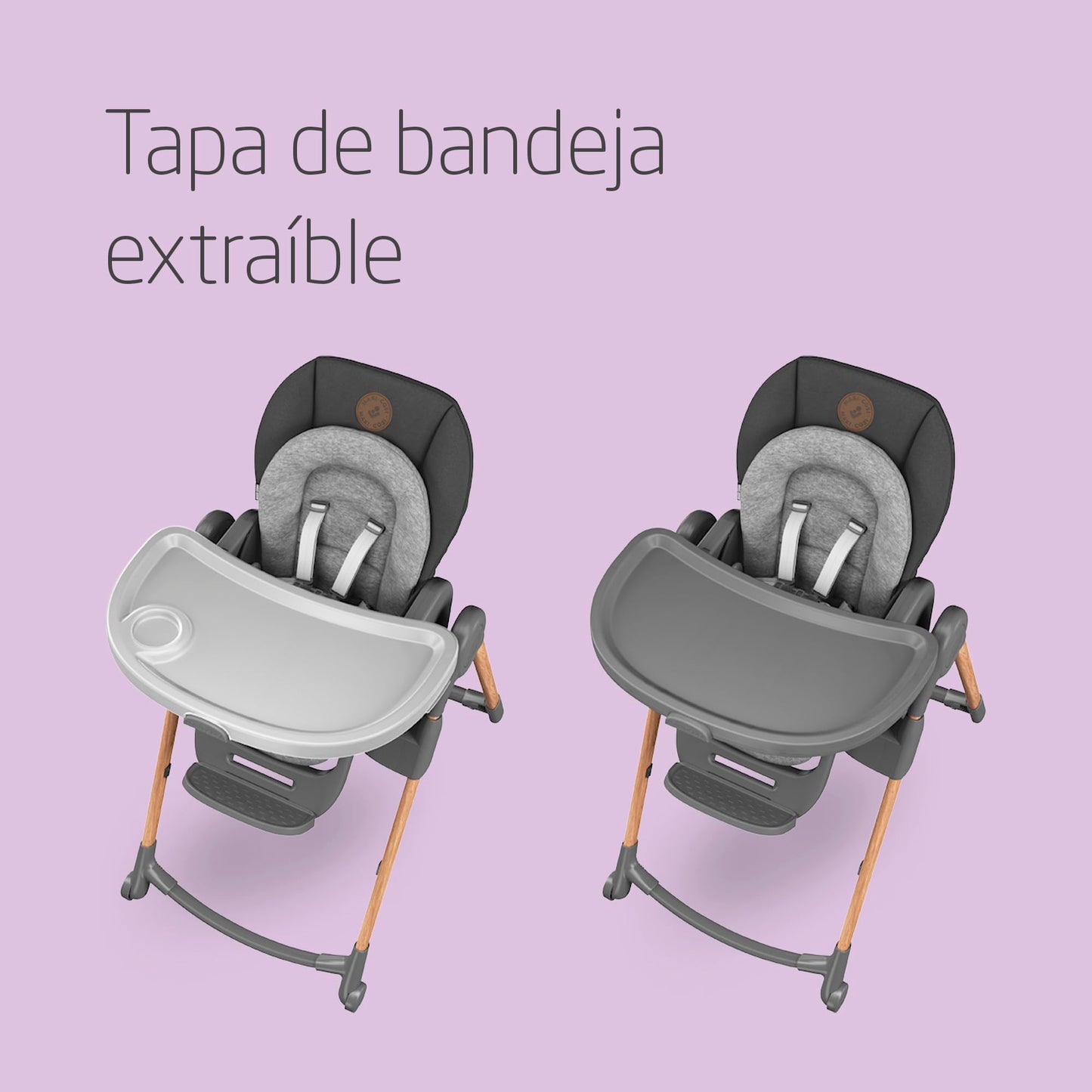 Maxi-Cosi Minla Trona Evolutiva 6 en 1, con 9 Alturas y 5 Reclinaciones, Plegado Compacto, de 0 a 14 Años, Essential Graphite