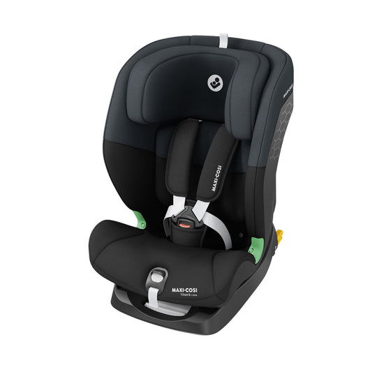Maxi-Cosi Titan S i-Size Silla de Coche Evolutiva con ISOFIX, 5 Reclinaciones y Protección G-CELL, de 15 Meses a 12 Años (76-150 cm), Tonal Black