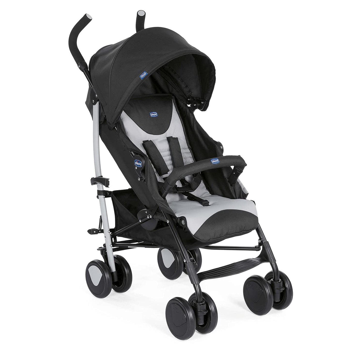 Chicco Echo Cochecito Ligero y Plegable, con Reclinación Total desde Nacimiento hasta 22 kg, Piedra