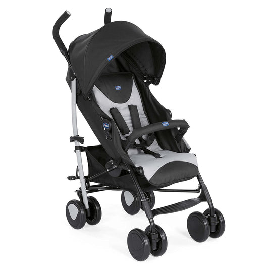 Chicco Echo Cochecito Ligero y Plegable, con Reclinación Total desde Nacimiento hasta 22 kg, Piedra
