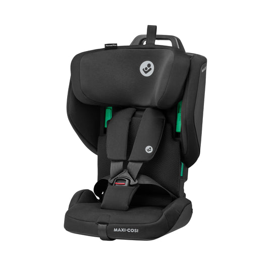 Maxi-Cosi Nomad Plus Silla de Coche de Viaje Plegable, Ligera y Ultracompacta, con Bolsa de Viaje y Protección Lateral, de 15 Meses a 4 Años, Negro