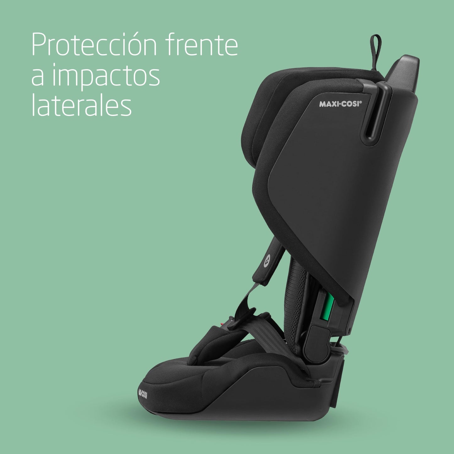 Maxi-Cosi Nomad Plus Silla de Coche de Viaje Plegable, Ligera y Ultracompacta, con Bolsa de Viaje y Protección Lateral, de 15 Meses a 4 Años, Negro