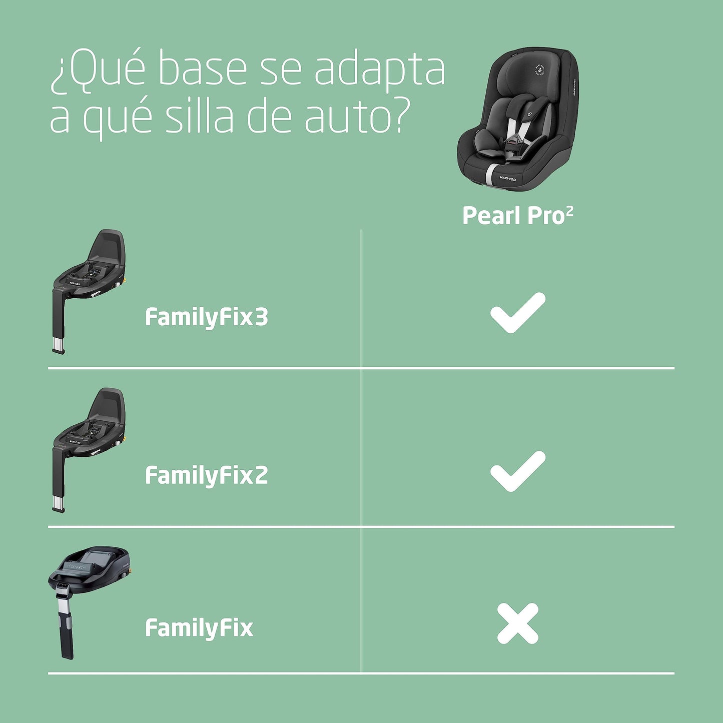 Maxi-Cosi Pearl Pro² Silla de Coche i-Size, con ISOFIX, de 6 Meses a 4 Años (67 a 105 cm), Negro