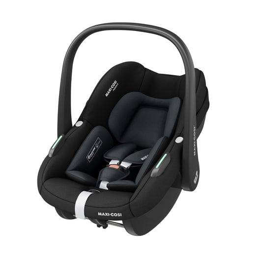 Maxi-Cosi Pebble S i-Size Silla de Coche Ligera para Recién Nacido, con Reductor y Protección G-CELL, de 0-15 Meses, Tonal Black