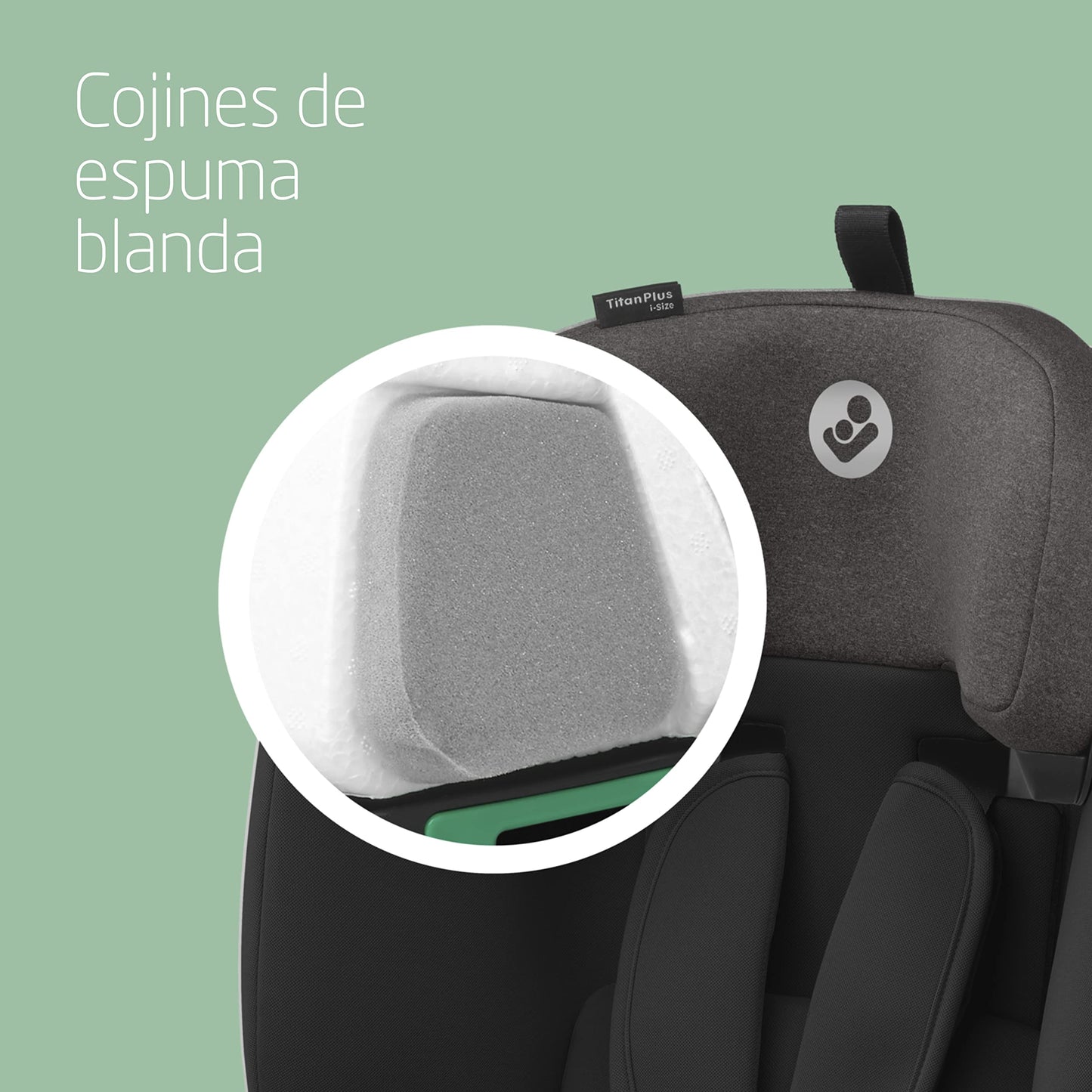 Maxi-Cosi Titan Plus i-Size Silla de Coche Multiedad, con Protección G-CELL y 4 Reclinaciones, de 15 Meses a 12 Años (76-150 cm), Negro