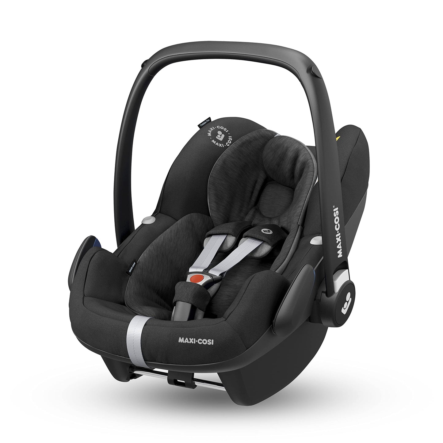 Maxi-Cosi Pebble Pro i-Size Silla de Coche para Bebé Grupo 0+, con Cojín Reductor para Recién Nacidos, de 0-12 Meses (45-75 cm), Essential Black